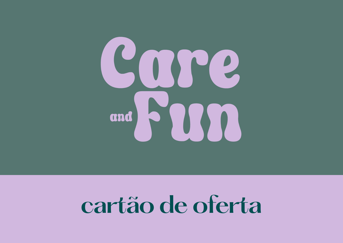 Cartão de Oferta Care and Fun