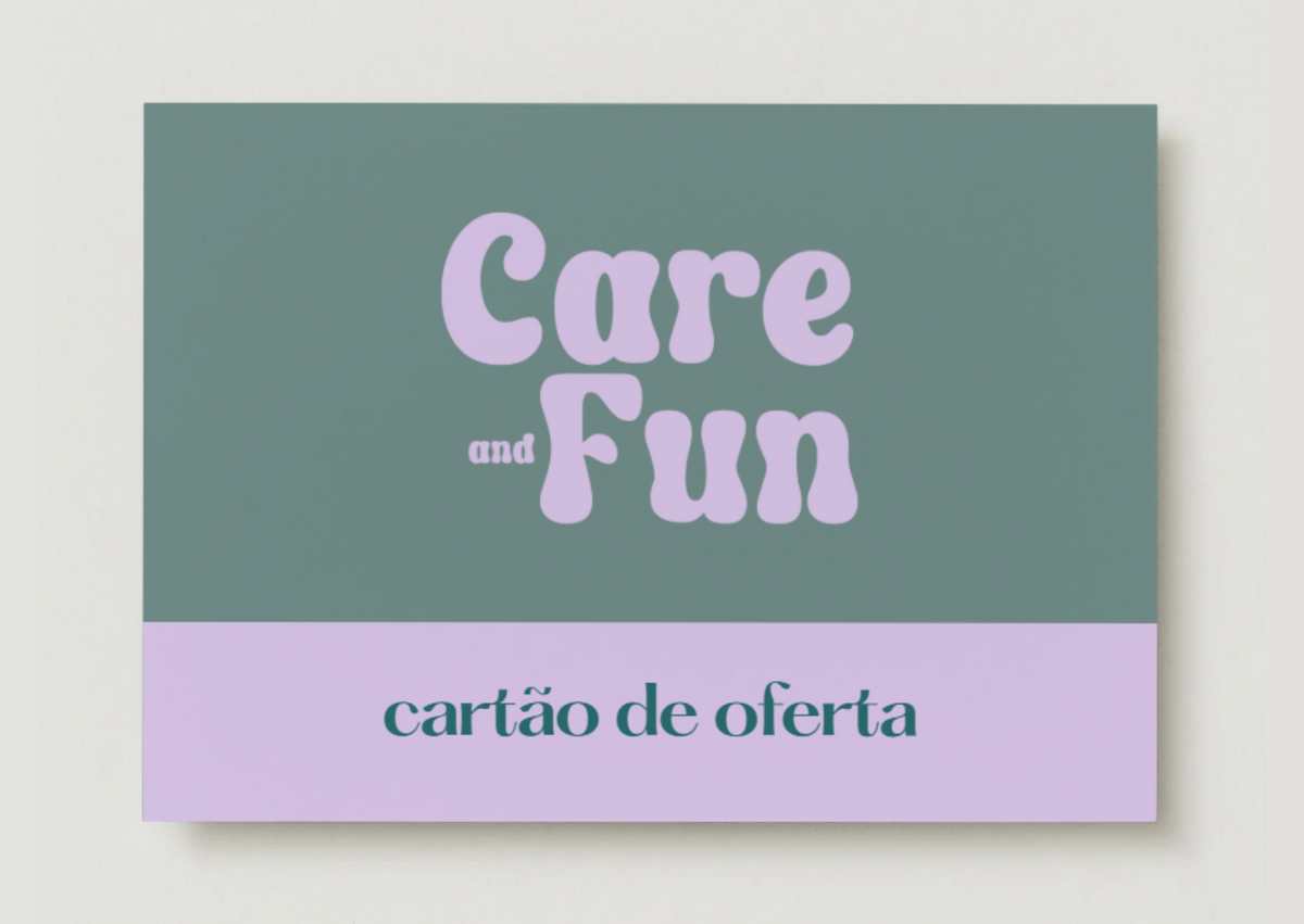 Cartão de Oferta Care and Fun