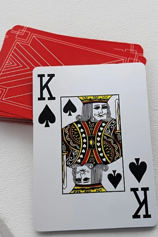 Baralho de Cartas com Letras Grandes