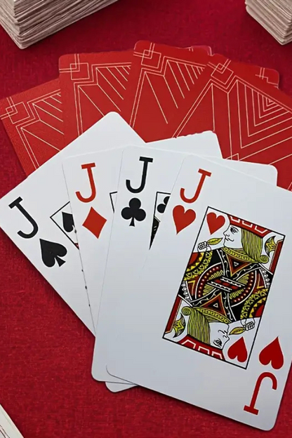 Baralho de Cartas com Letras Grandes