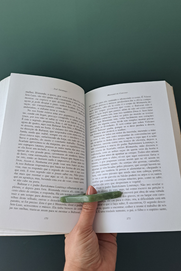 Suporte de Leitura para Polegar em Resina | Anel Abre-Páginas
