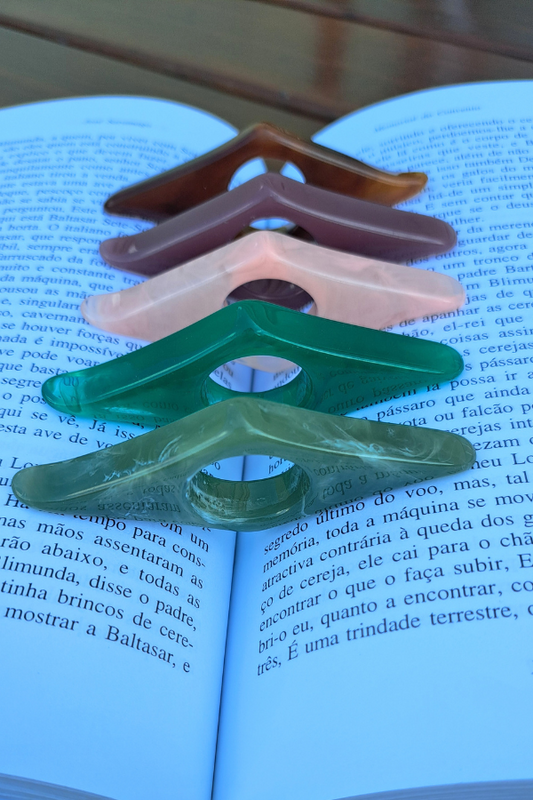 Suporte de Leitura para Polegar em Resina | Anel Abre-Páginas