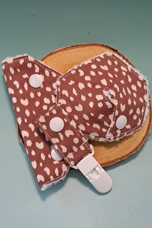 Compressa, Protector de Conexões & Clip . SELVA LEOPARDO